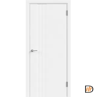 Дверное полотно Эмаль Scandi 3D 1 800х2000 цвет Белый Левое/Правое VD1002879
