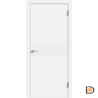 Дверное полотно Эмаль Scandi 3D 8 600х2000 цвет Белый Левое/Правое VD1003042