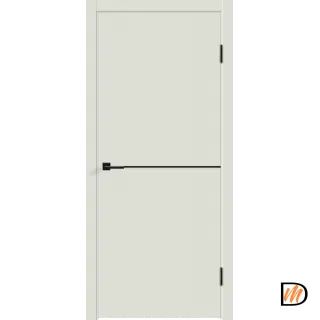 Дверное полотно Эмаль Flat H1 900х2000 цвет Светло-серый Левое/Правое VD1003295