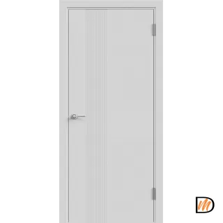 Дверное полотно Эмаль Scandi 3D 1 800х2000 цвет Светло-серый Левое/Правое VD1003879