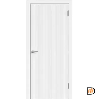 Дверное полотно Эмаль Scandi 3D 5 600х2000 цвет Белый Левое/Правое VD1004015