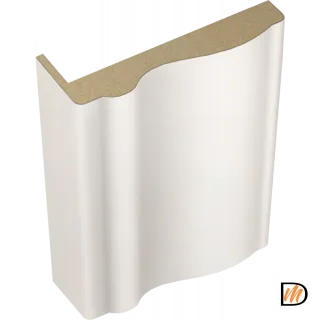 Наличник Волна телескопический Эмаль цвет Слоновая кость 80х35х2200  VD1010157