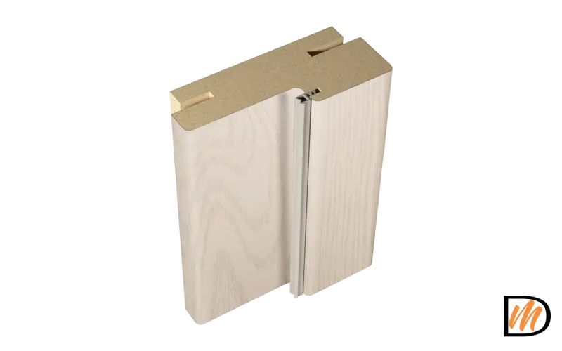 Коробка 80х38 SoftTouch цвет Ясень капучино структурный 2 стойки и перекладина 1000мм Левое/Правое VD1020424