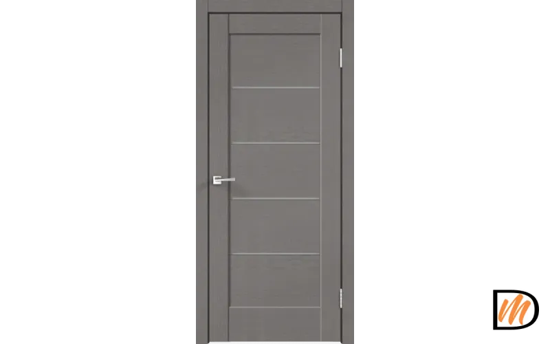 Дверное полотно SoftTouch SoftTouch PREMIER 1 700х2000 цвет Ясень грей структурный стекло Мателюкс Левое/Правое VD1030010