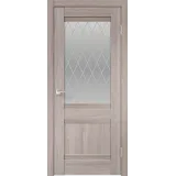 Дверное полотно ECO FLEX CITY 22 900х2000 Цвет Дуб Анкор Нордик стекло РОМБ малый светлый Левое/Правое VD1040423