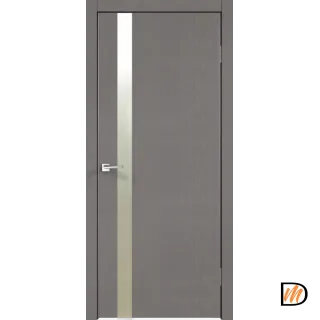 Дверное полотно SoftTouch TECHNO Z1 700х2000 цвет Ясень грей структурный зеркало Матированное Левое/Правое VD1100051