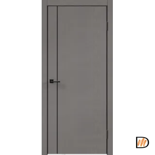 Дверное полотно SoftTouch TECHNO BLACK MV1 800х2000 цвет Ясень грей структурный Левое/Правое VD1100254