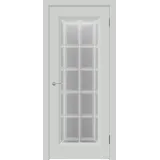 Дверное полотно EMALUX ALTO 9 со стеклом 800х2000 цвет Доломит стекло каленое Английская Решетка Левое/Правое VD1291187