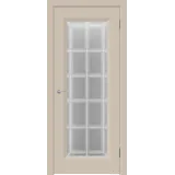 Дверное полотно EMALUX ALTO 9 со стеклом 600х2000 цвет Кварцит стекло каленое Английская Решетка Левое/Правое VD1291189