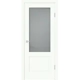Дверное полотно EMALUX ALTO 22 2V 900х2000 цвет Белый Опал стекло Мателюкс Левое/Правое VD1291647