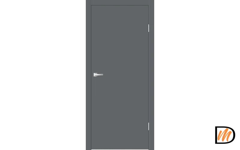 Дверное полотно EMALUX Galant глухое 600х2000 цвет Вулкан Левое/Правое VD1300005