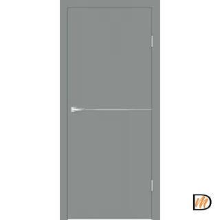 Дверное полотно EMALUX Galant H1 900х2000 цвет Серый Агат Левое/Правое VD1300079