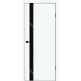 Дверное полотно EMALUX Galant Z1 600х2000 цвет Эльбрус стекло Лакобель черное Левое/Правое VD1300511