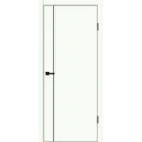 Дверное полотно EMALUX TECHNO BLACK FM1 700х2000 цвет Белый Опал Левое/Правое VD1301280