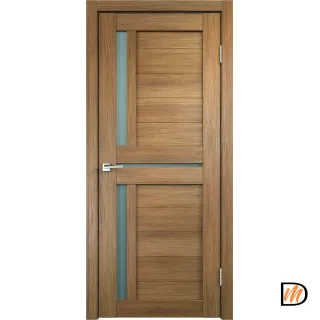 Дверное полотно Экошпон DUPLEX 3 700х2000 цвет Дуб золотой (арт. 14012) стекло Мателюкс Левое/Правое VD161561