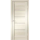 Дверное полотно Экошпон PREMIER 1 800х2000 цвет Ясень Японский стекло Мателюкс Левое/Правое VD800083