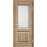 Дверное полотно Экошпон ALTO 6 900х2000 цвет Дуб Европейский стекло Мателюкс, контур №1 Левое/Правое VD810166