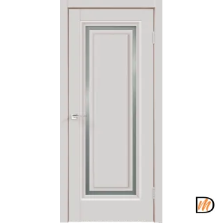 Дверное полотно Экошпон FLY 4 800х2000 цвет Серый Эмалит Левое/Правое VD811169