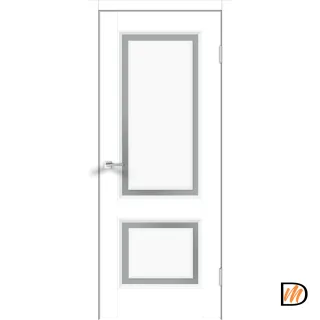 Дверное полотно Экошпон FLY 62 700х2000 цвет Белый Эмалит Левое/Правое VD811230