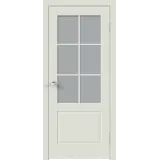 Дверное полотно Экошпон ALTO 12 2V 800х2000 цвет Светло-серый Эмалит стекло Мателюкс Левое/Правое VD811426