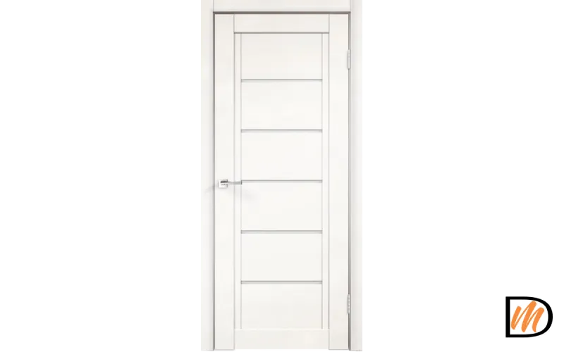 Дверное полотно Экошпон NEXT 1 800х2000 цвет Белый Эмалит стекло Лакобель белое Левое/Правое VD820040