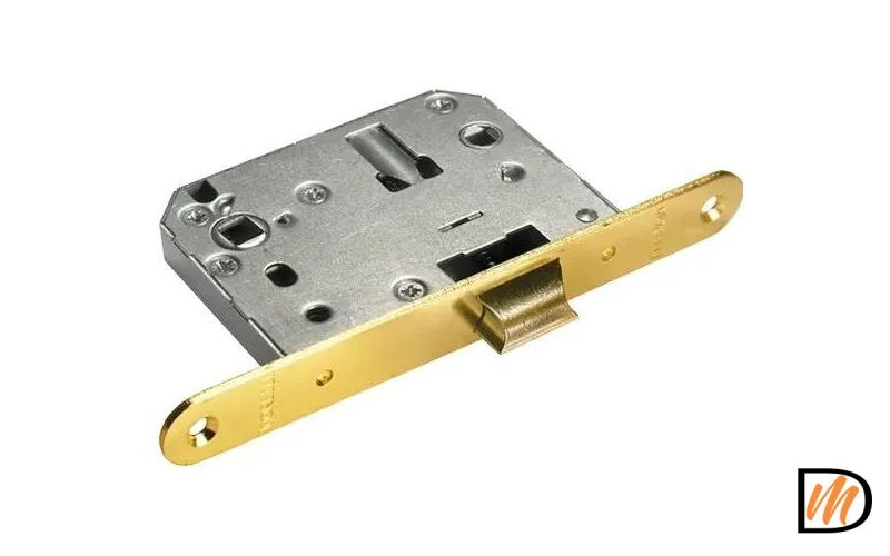 Защелка сантехническая скругленная О2070 золото  MSK-9009249