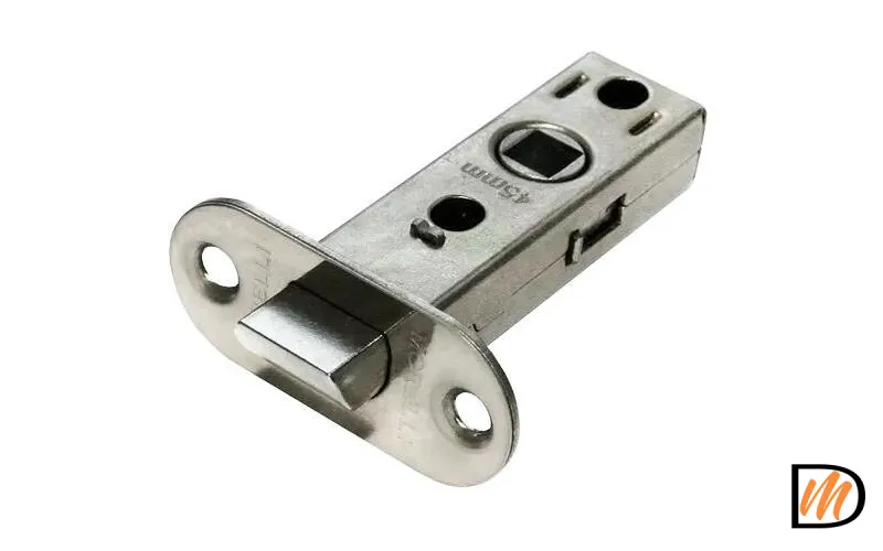 Защелка скругленная межкомнатная OL6-45 никель матовый  MSK-9010450