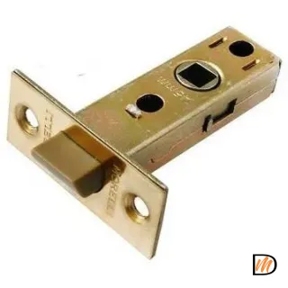 Защелка межкомнатная, с пластиковым язычком LP6-45 золото  MSK-9010489