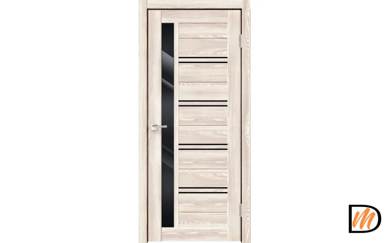 Дверное полотно Экошпон XLINE 1 600х2000 цвет Клён крем стекло Мателюкс Левое/Правое VD016887