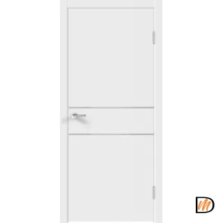 Дверное полотно Экошпон Galant H2 800х2000 цвет Молочный Эмалит Левое/Правое VD024150
