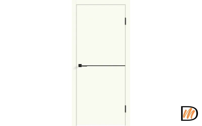 Дверное полотно Экошпон Galant H1 700х2000 цвет Молочный Эмалит Левое/Правое VD025180