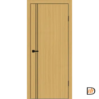 Дверное полотно SOFTWOOD Galant M2 800х2000 цвет Орех американский соломенный Левое/Правое VD025939