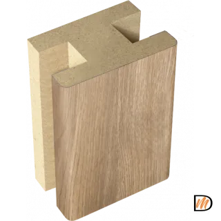 Профиль стыковочный добор-добор Экошпон цвет Дуб Европейский 40х24х2400  VD063655