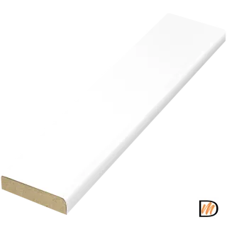Нащельник Экошпон цвет Белый Эмалит 30х 8х2400  VD065211