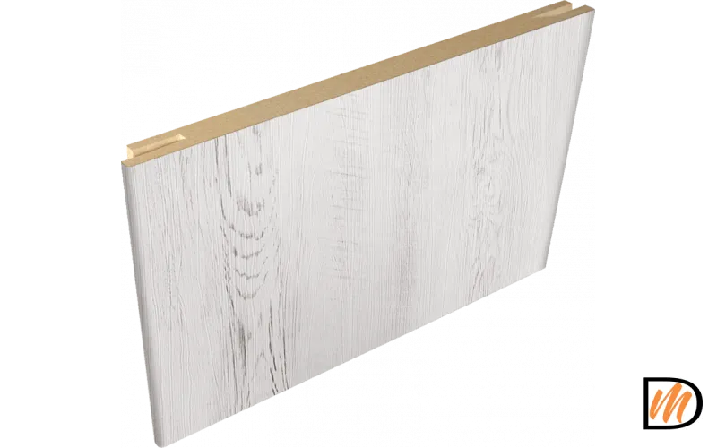 Добор телескопический Экошпон цвет Санторини белый 200х 8х2150  VD066939