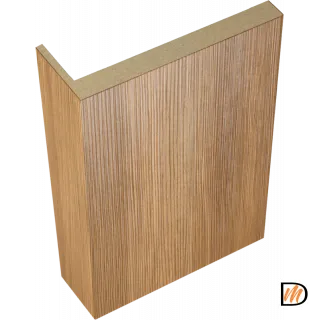 Наличник телескопический L 8мм Экошпон цвет Дуб золотой (арт. 14012) 70х25х2440  VD068937
