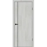 Дверное полотно SOFTWOOD TECHNO BLACK MV1 800х2000 цвет Орех американский светлый Левое/Правое VD082519