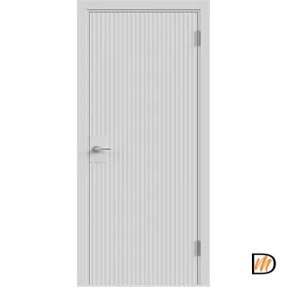Дверное полотно Эмаль Scandi 3D 5 700х2000 цвет Светло-серый Левое/Правое VD1004063