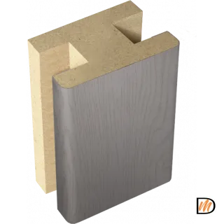 Профиль стыковочный добор-добор SoftTouch цвет Ясень грей структурный 40х24х2400  VD1020154