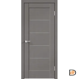 Дверное полотно SoftTouch SoftTouch PREMIER 1 800х2000 цвет Ясень грей структурный стекло Мателюкс Левое/Правое VD1030011