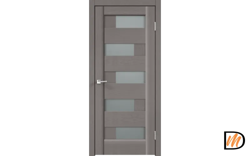 Дверное полотно SoftTouch SoftTouch PREMIER 5 800х2000 цвет Ясень грей структурный стекло Мателюкс Левое/Правое VD1030043