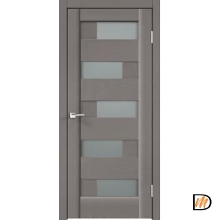 Дверное полотно SoftTouch SoftTouch PREMIER 5 900х2000 цвет Ясень грей структурный стекло Мателюкс Левое/Правое VD1030044