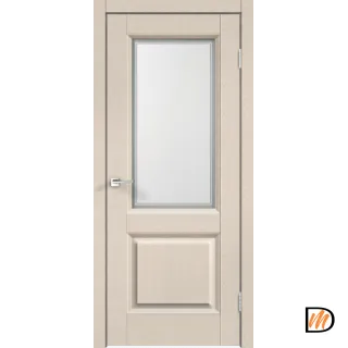 Дверное полотно SoftTouch SoftTouch ALTO 6 700х2000 цвет Ясень капучино структурный стекло Мателюкс, контур №1 Левое/Правое VD1030066