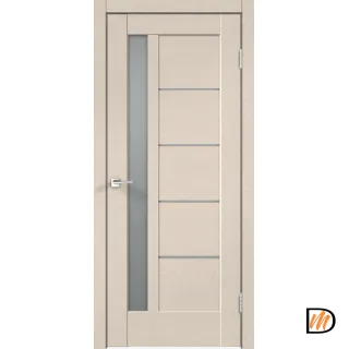 Дверное полотно Софттач SoftTouch PREMIER 3 800х2000 цвет Ясень капучино структурный стекло Мателюкс Левое/Правое VD1035269