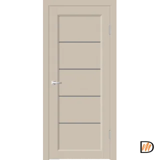 Дверное полотно EMALUX STYLE 1 со стеклом 900х2000 цвет Кварцит стекло Мателюкс Графит Левое/Правое VD1290036