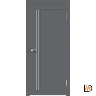 Дверное полотно EMALUX XLINE 8 700х2000 цвет Вулкан стекло Мателюкс Левое/Правое VD1290230