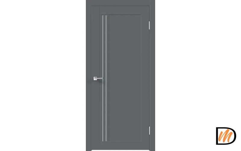 Дверное полотно EMALUX XLINE 8 800х2000 цвет Вулкан стекло Мателюкс Левое/Правое VD1290231