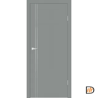 Дверное полотно EMALUX Galant M2 700х2000 цвет Серый Агат Левое/Правое VD1300227