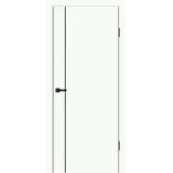 Дверное полотно EMALUX TECHNO BLACK MV1 900х2000 цвет Белый Опал Левое/Правое VD1300340