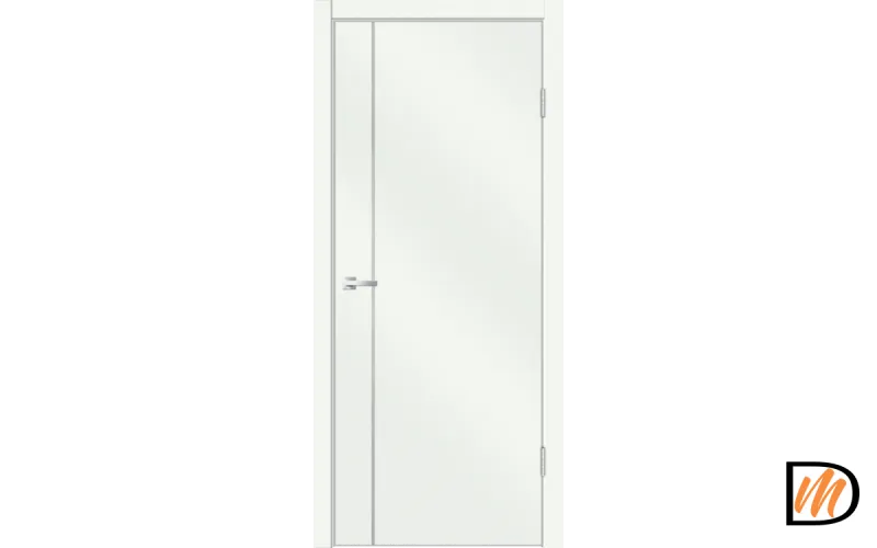 Дверное полотно EMALUX TECHNO MV1 800х2000 цвет Белый Опал Левое/Правое VD1300449
